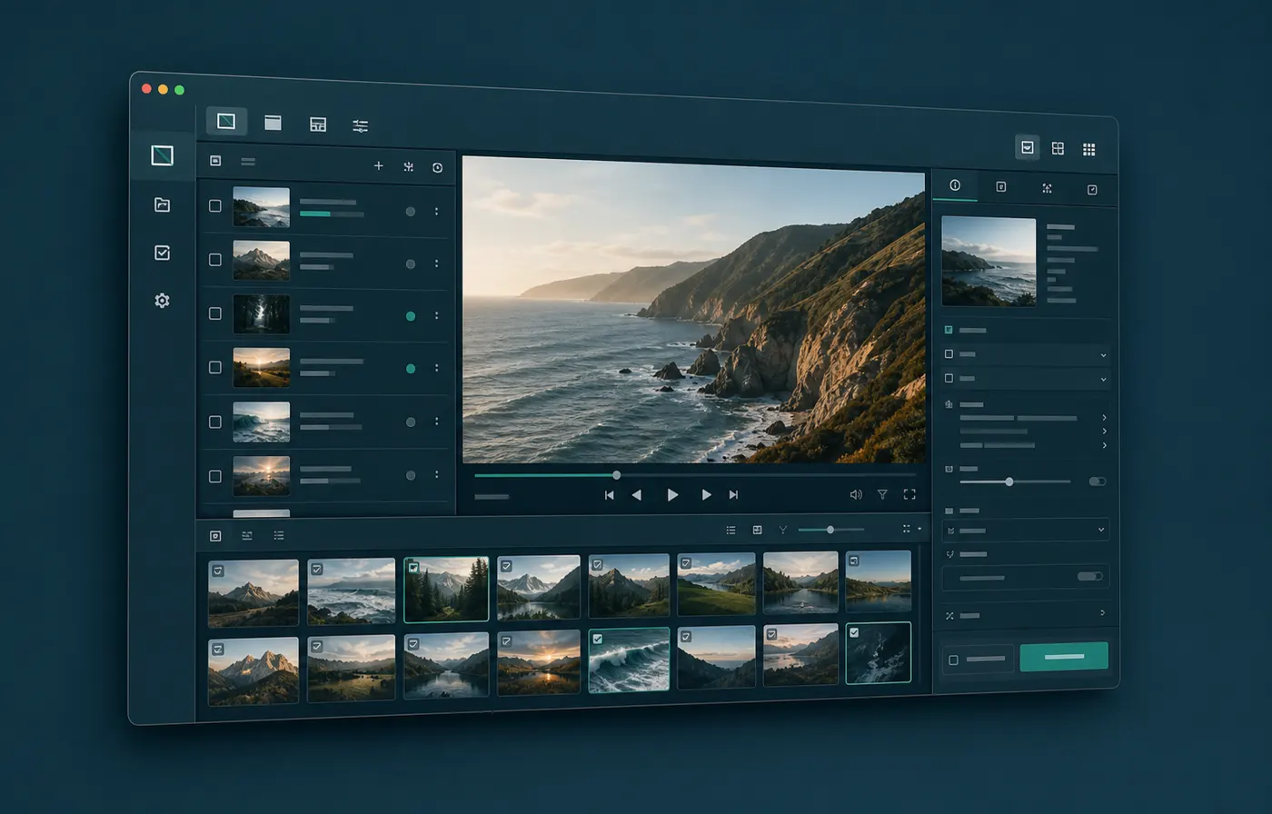 ClearFrame local media utility workspace preview