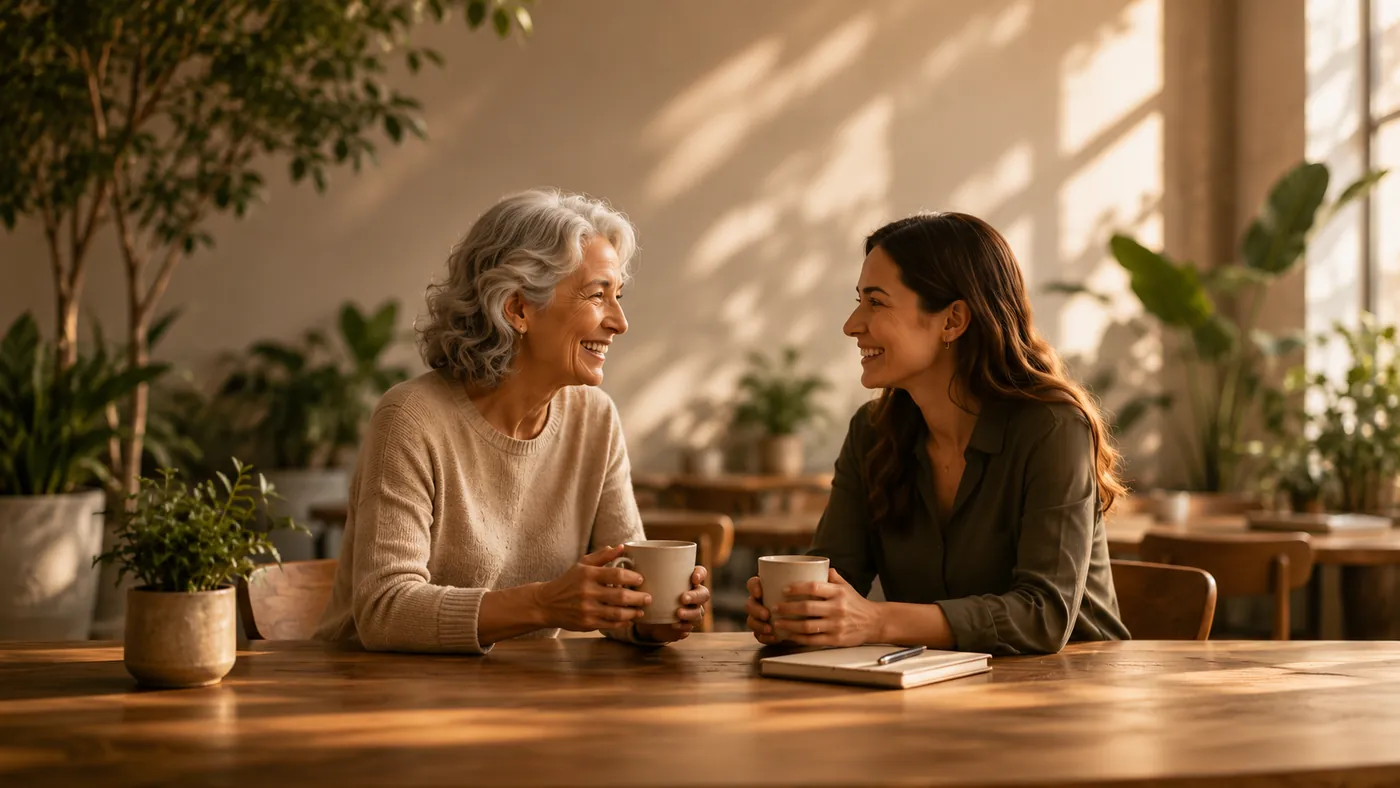 Between Us translated conversation interface