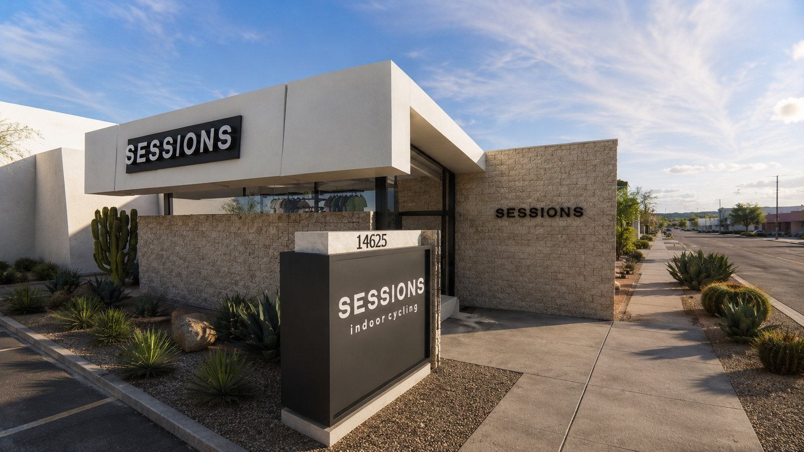 Sessions Cycle studio interior hero image