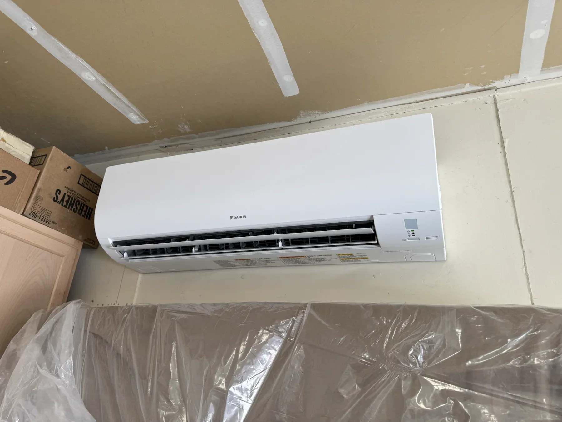 Mini split HVAC installation photo